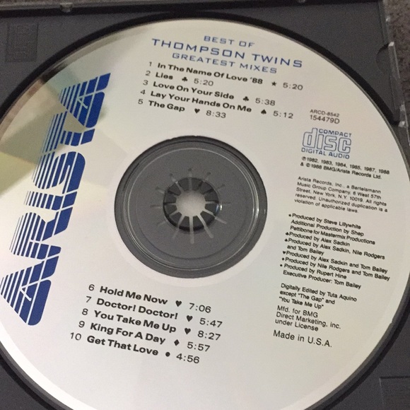 The Best Of Thompson twins cd - Picture 2 of 4